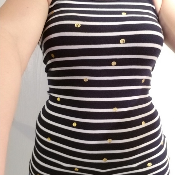 Navy & white tank top. - Picture 4 of 5